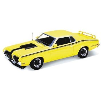Welly 1/18 Mercury Cougar Eliminator 1970 Yellow